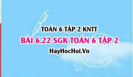 Bài 6.22 SGK Toán 6 tập 2 Kết nối tri thức